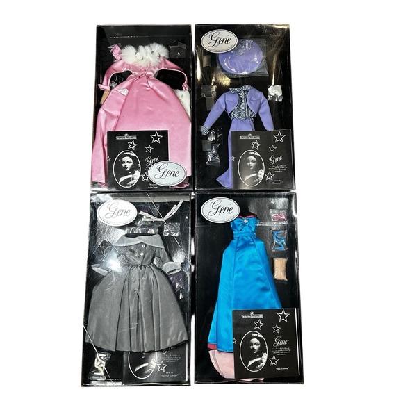 4 Ashton Drake Gene Doll Outfits 16" Blossoms In The Snow Promenade Blue Evening - Picture 1 of 16